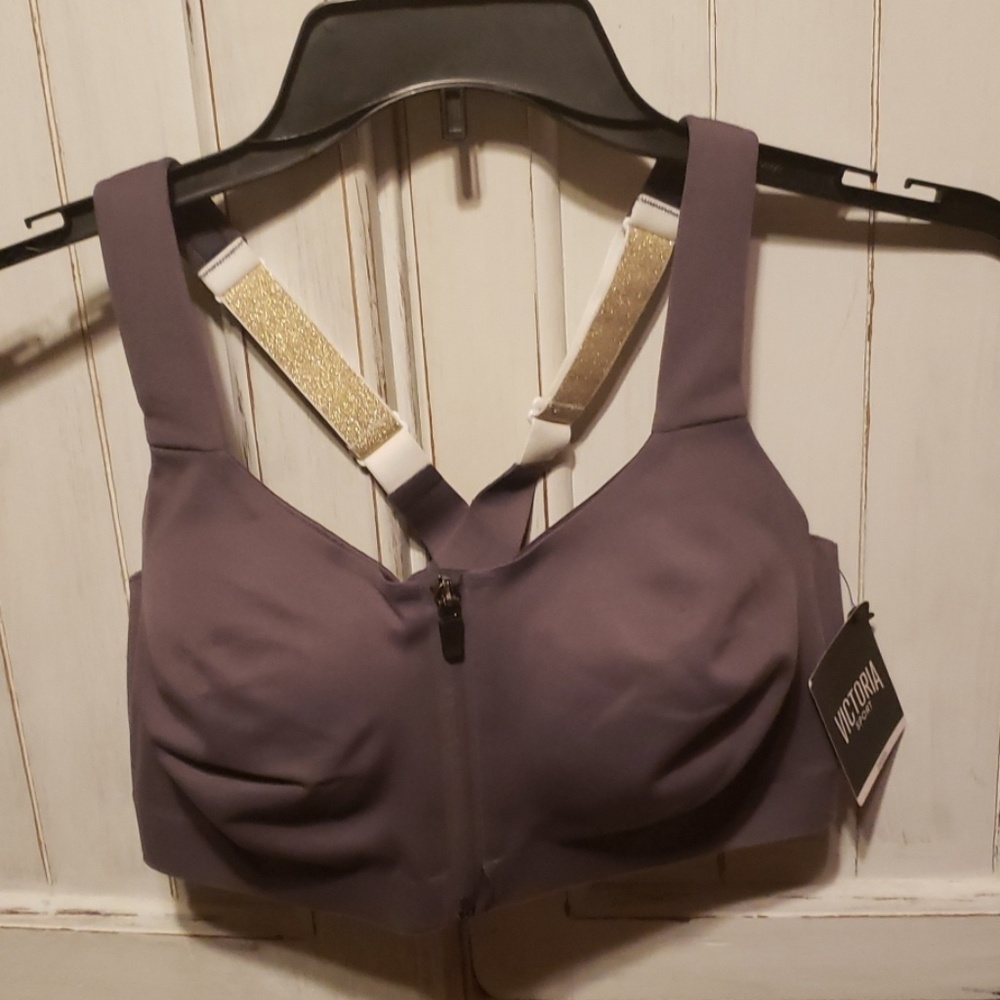 Purple Knock Out sports bra by VS